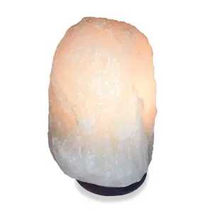 12V 12W 1-2 kg Himalayan White Salt Lamp | Natural Crystal Rock Unique Shape Lamp