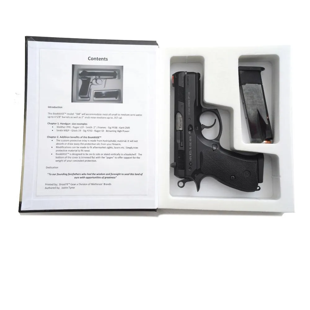 4 Units - SM Hand Gun Hider Book Safe-Pending Storm