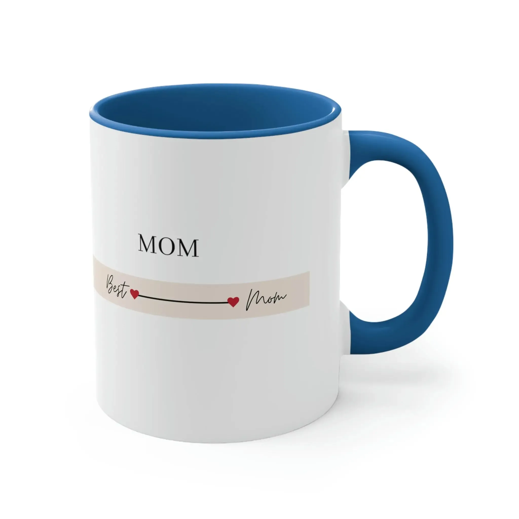 Best Mom Coffee Cup, Mothers Coffee Cup-Accent Coffee Mug, 11oz, gift for her, holiday gifts, mom gift