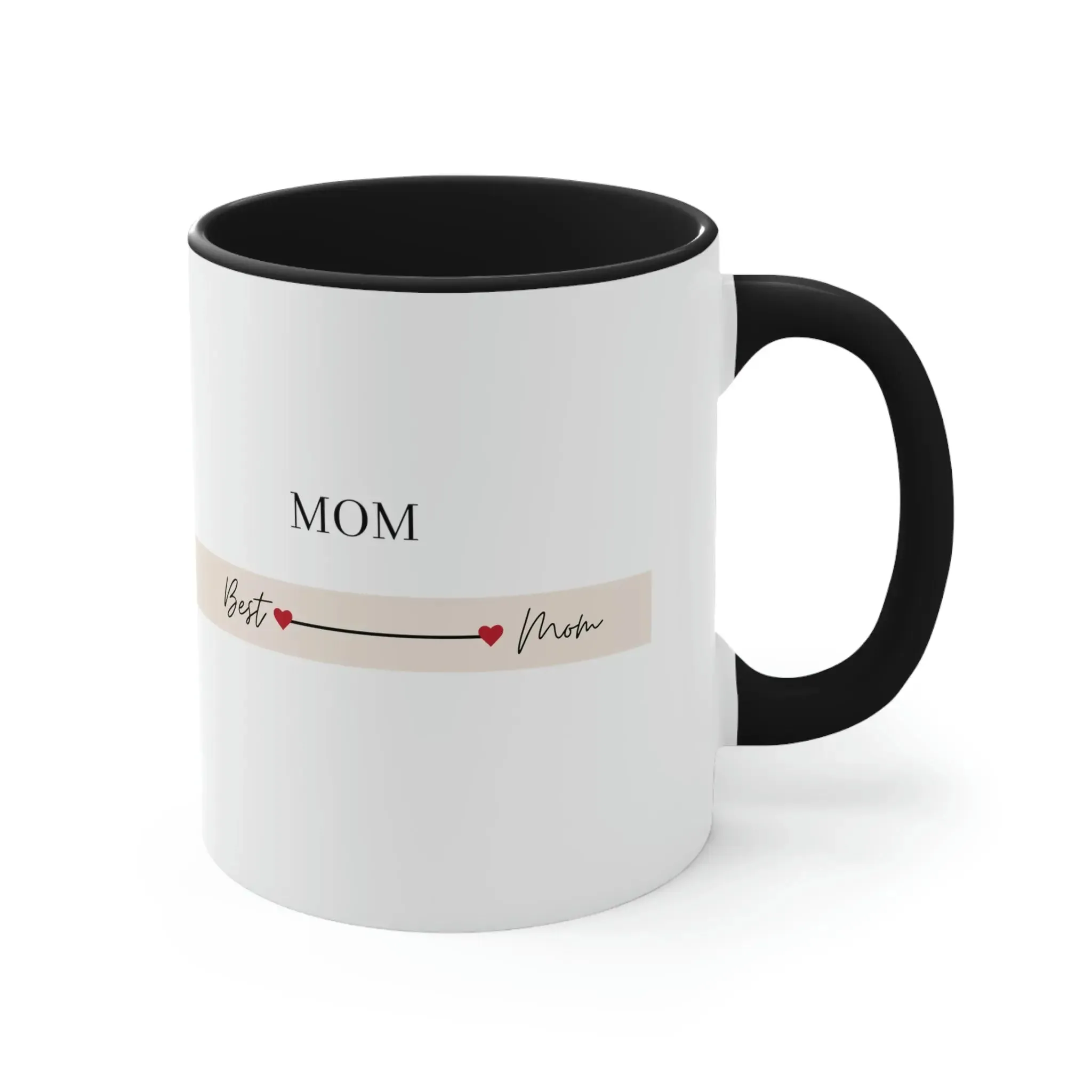 Best Mom Coffee Cup, Mothers Coffee Cup-Accent Coffee Mug, 11oz, gift for her, holiday gifts, mom gift