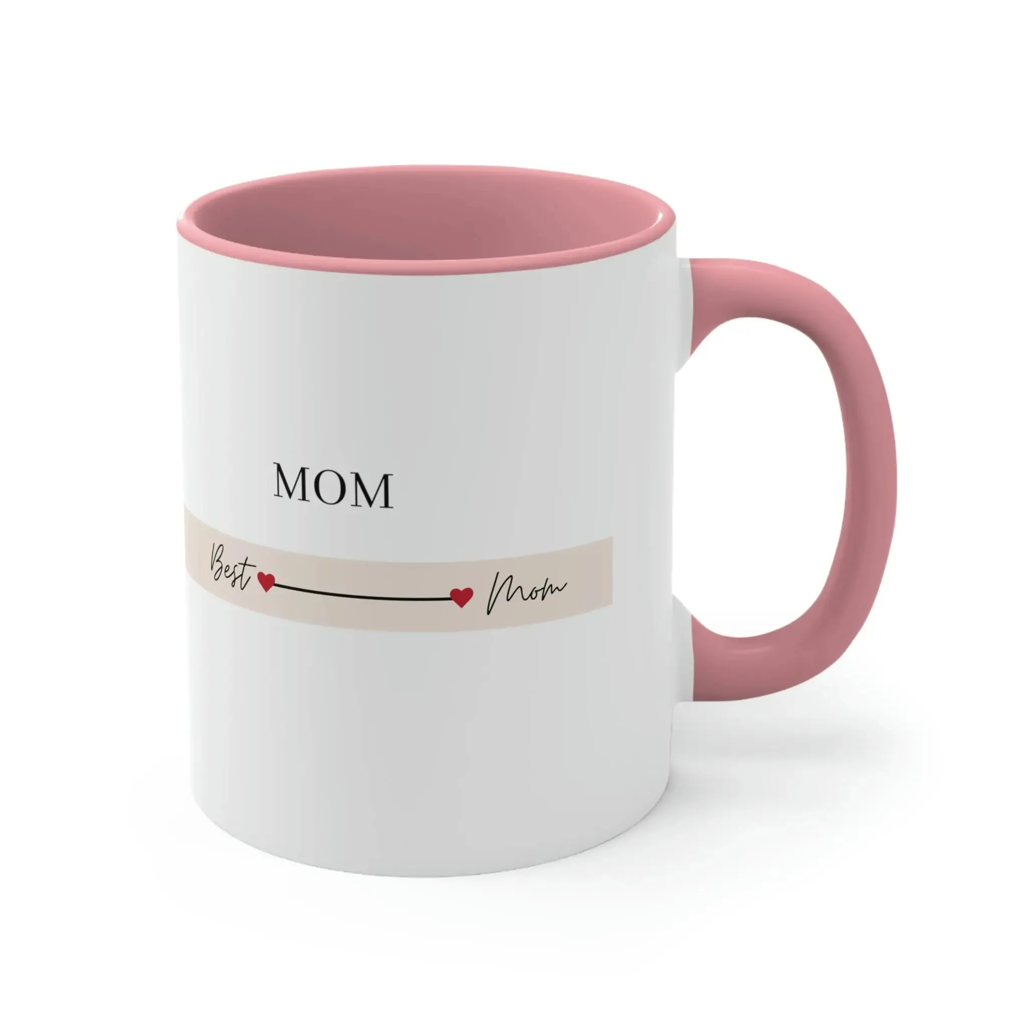 Best Mom Coffee Cup, Mothers Coffee Cup-Accent Coffee Mug, 11oz, gift for her, holiday gifts, mom gift