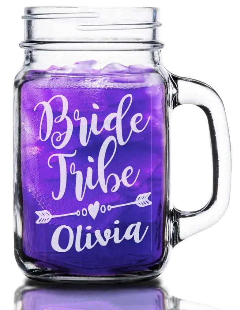 Bride Tribe Personalized Mug Wedding Party Favor Cup Bridal Party Gift Bachelorette Bridesmaid Gifts Team Bride Destination Wedding Favors