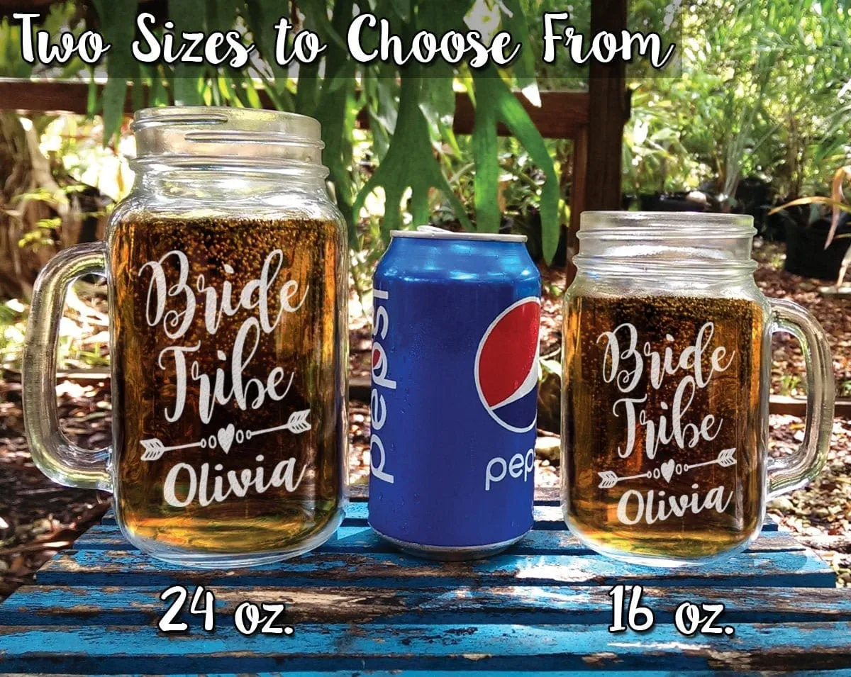 Bride Tribe Personalized Mug Wedding Party Favor Cup Bridal Party Gift Bachelorette Bridesmaid Gifts Team Bride Destination Wedding Favors