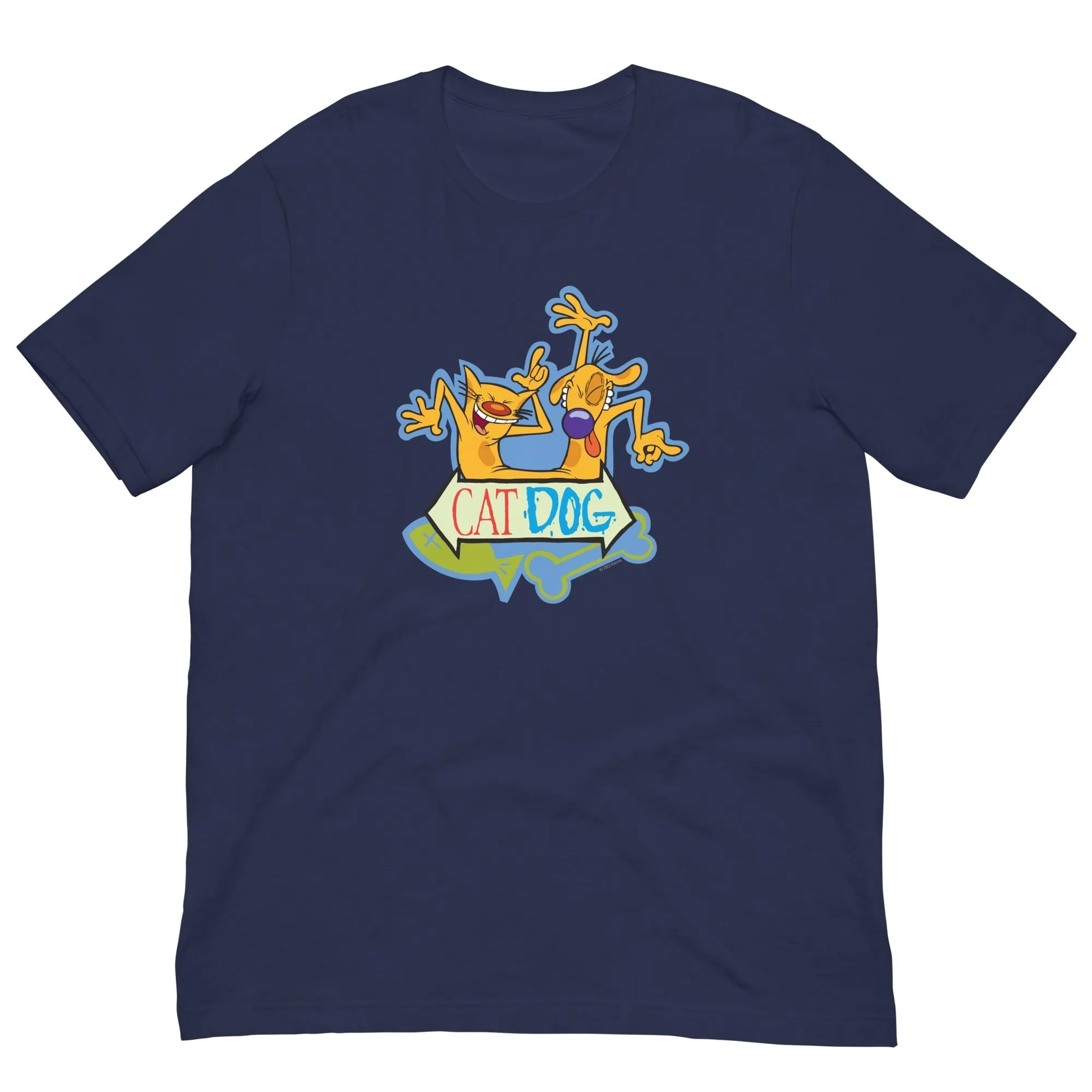 CatDog Dance Adult Short Sleeve T-Shirt