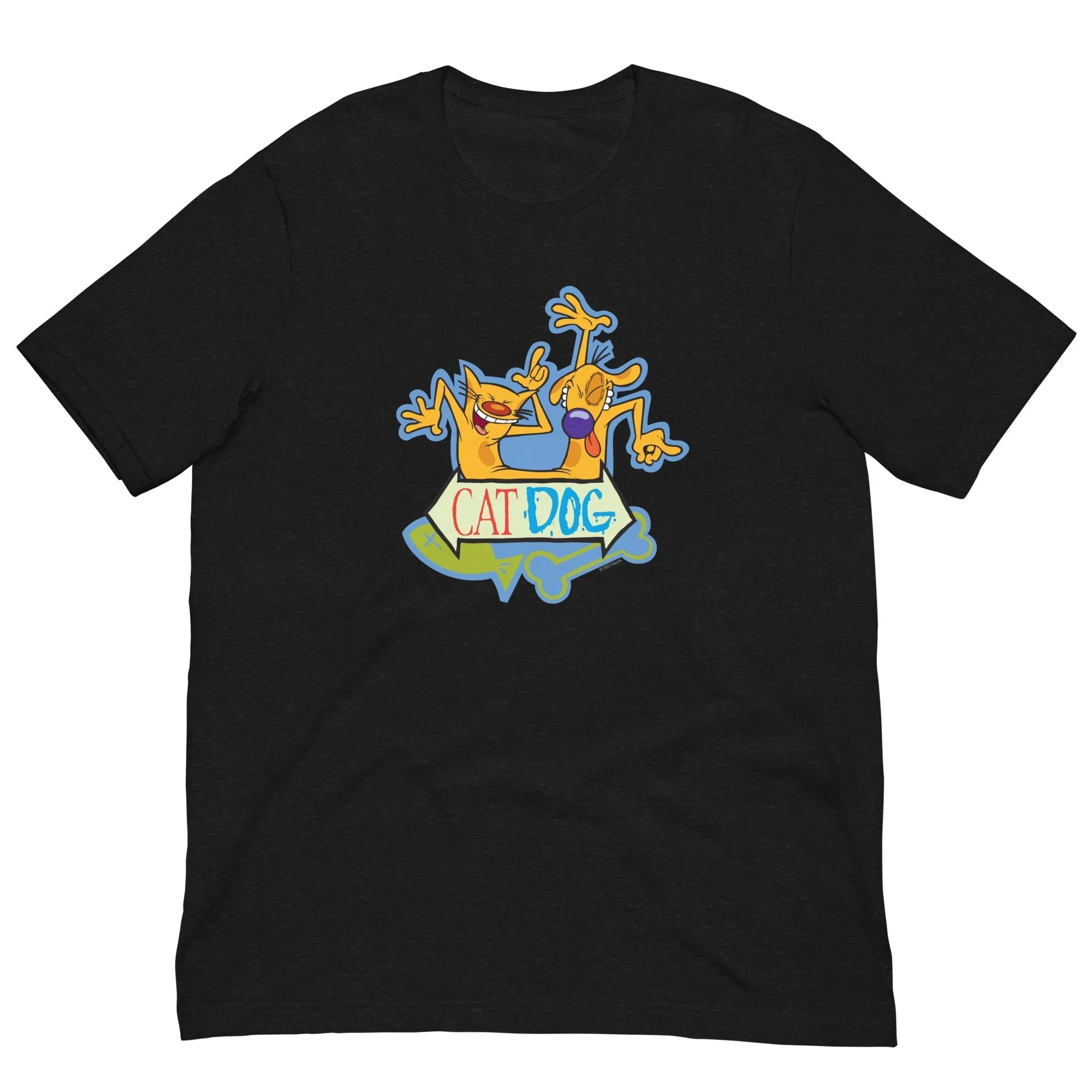CatDog Dance Adult Short Sleeve T-Shirt