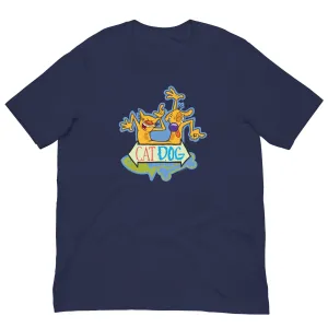 CatDog Dance Adult Short Sleeve T-Shirt