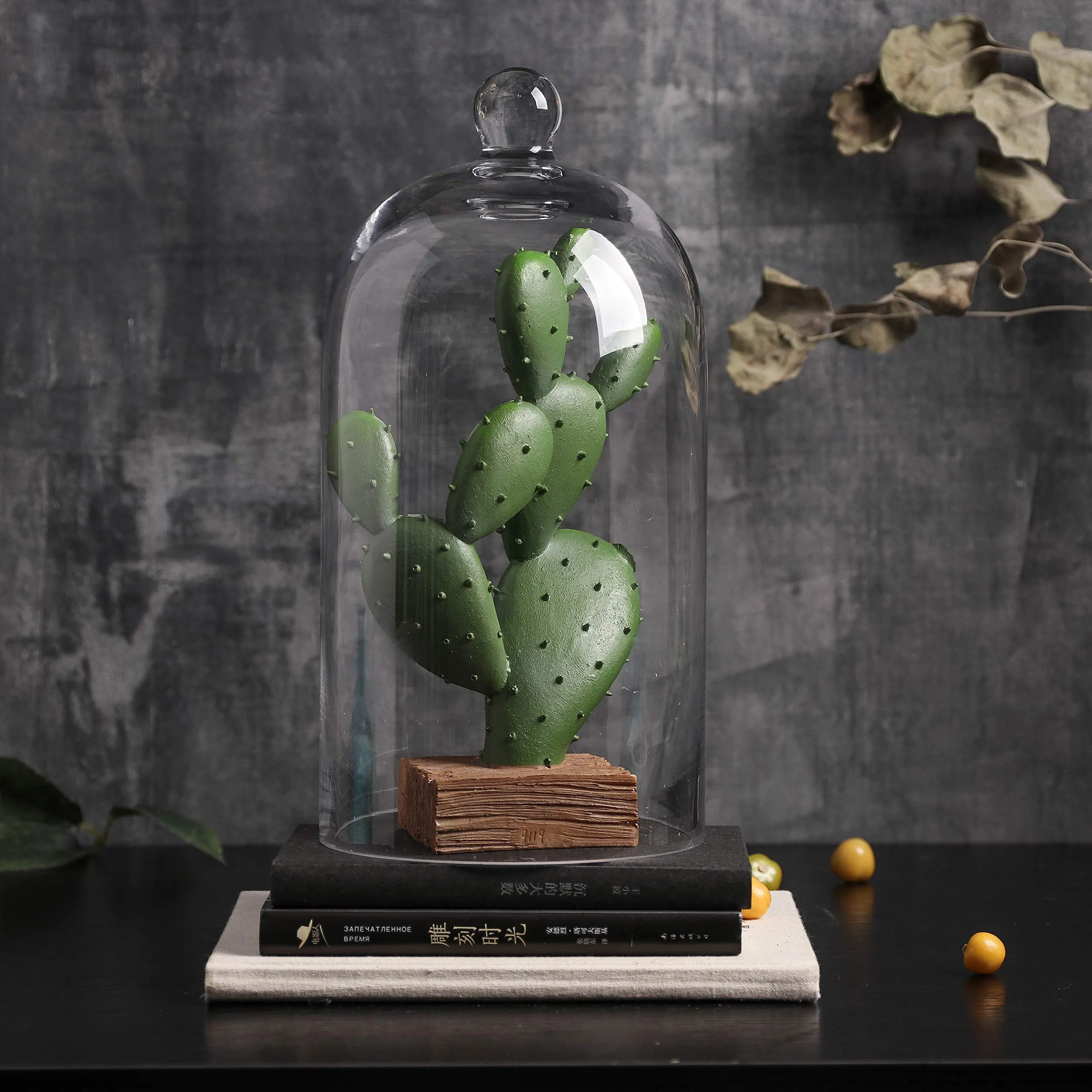 Clear Glass Cloche Bell Jar - Glass Display Dome (7X14 Inch
