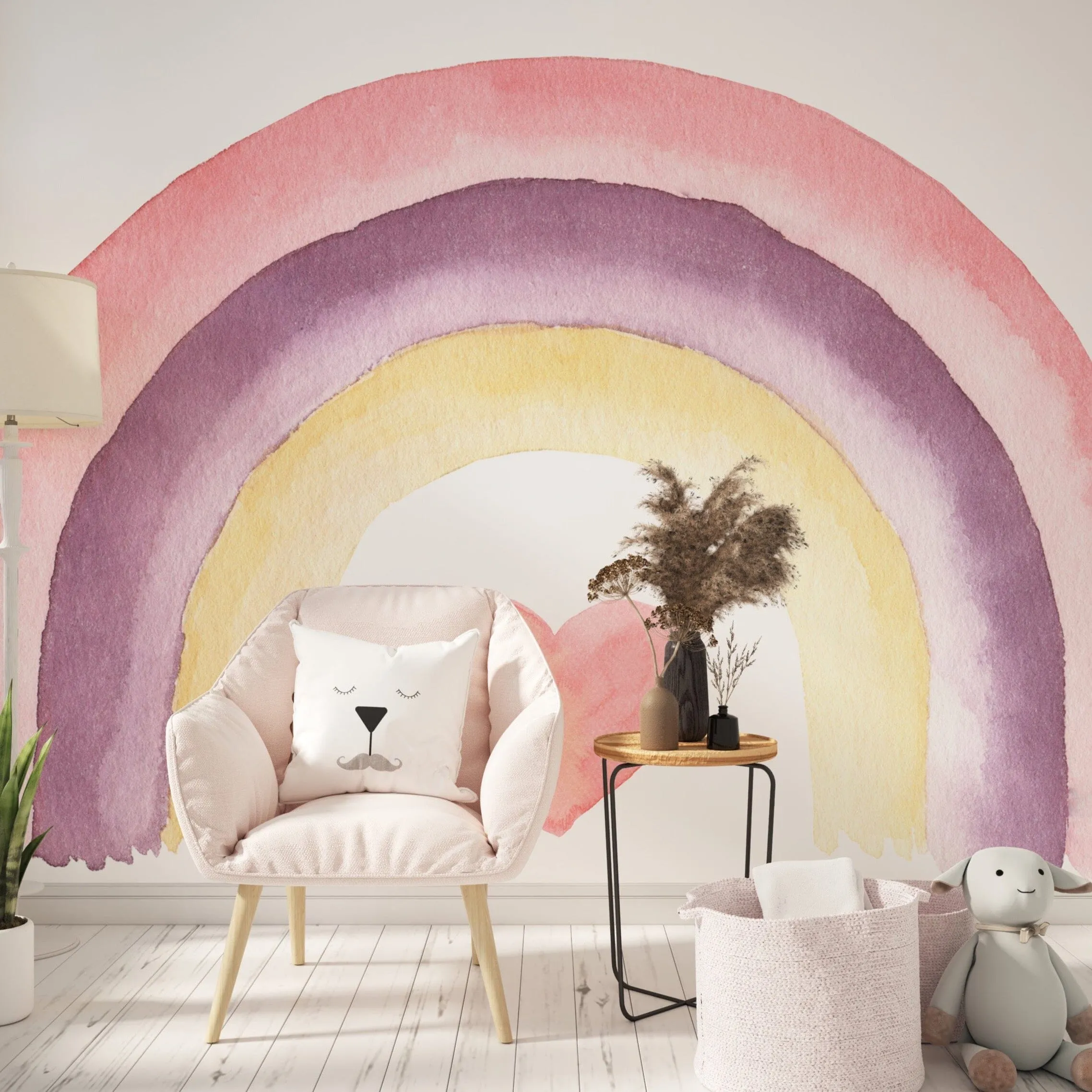 Colorful Aesthetic Rainbow Wallpaper Peel and Stick