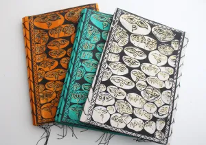 Colorful Lokta Paper Ceiling Lamp Shade Printed with Buddha Eyes