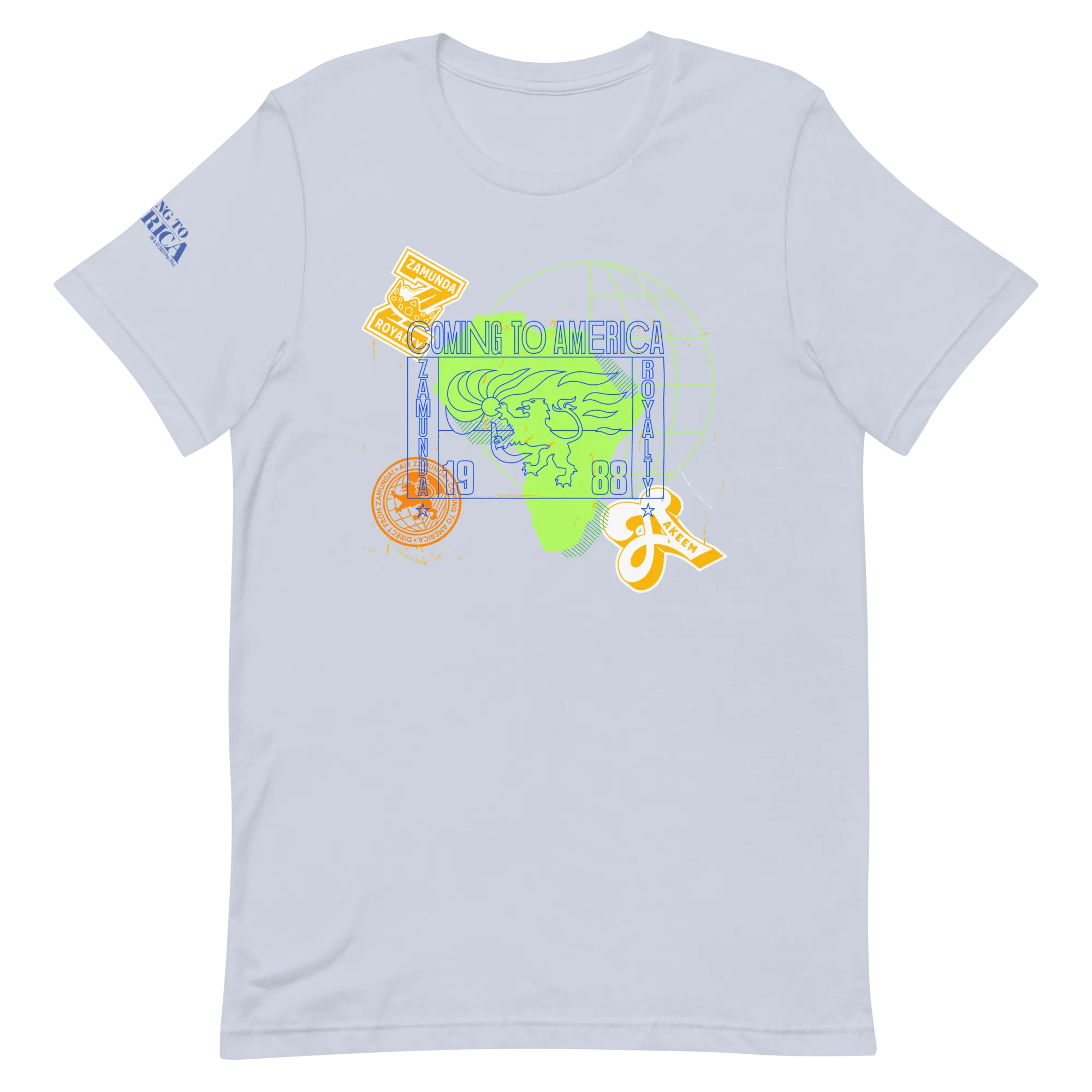 Coming To America Passport Stamp Adult Short Sleeve T-Shirt