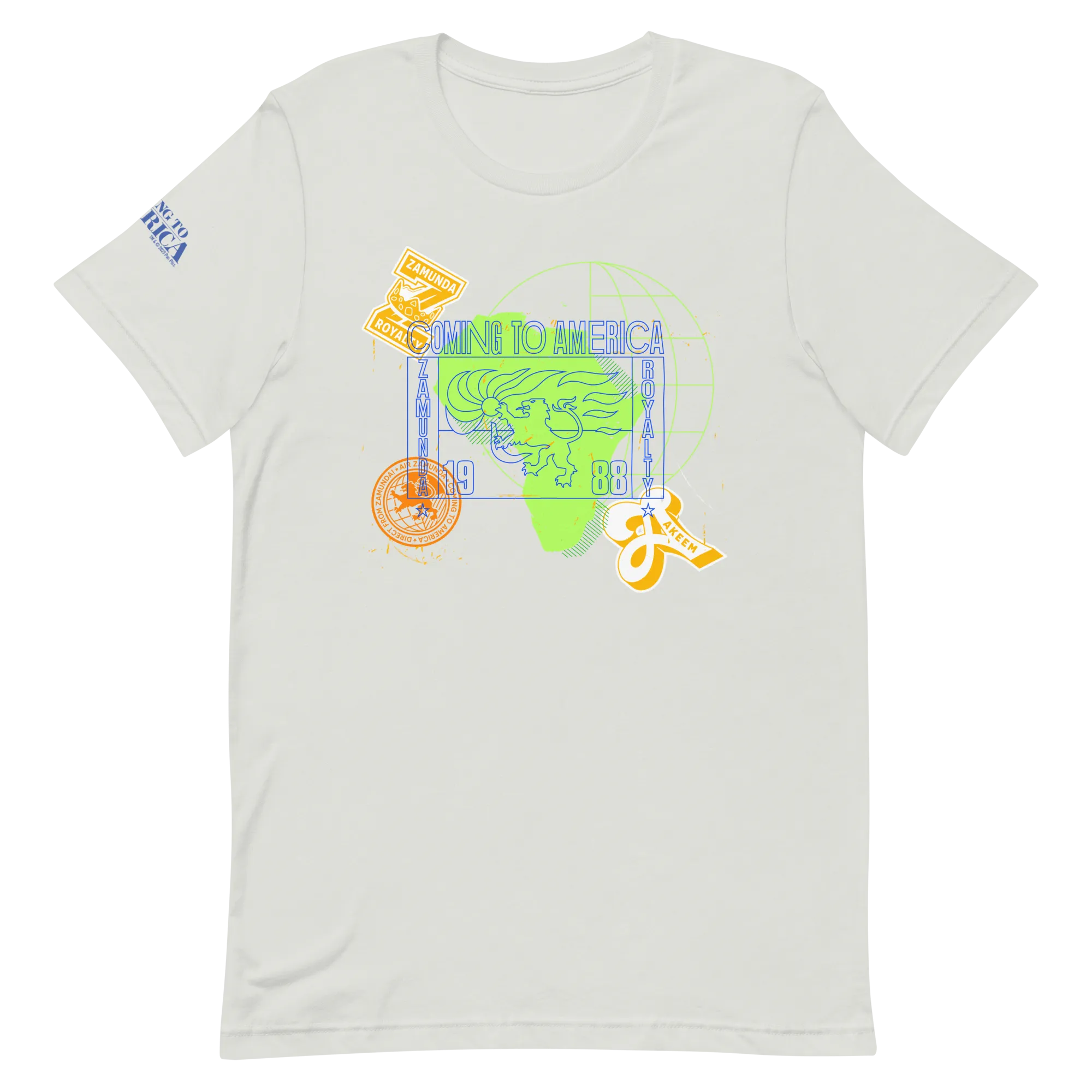 Coming To America Passport Stamp Adult Short Sleeve T-Shirt
