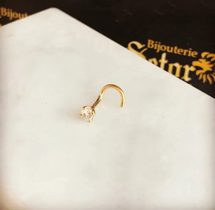 Diamond nose pins