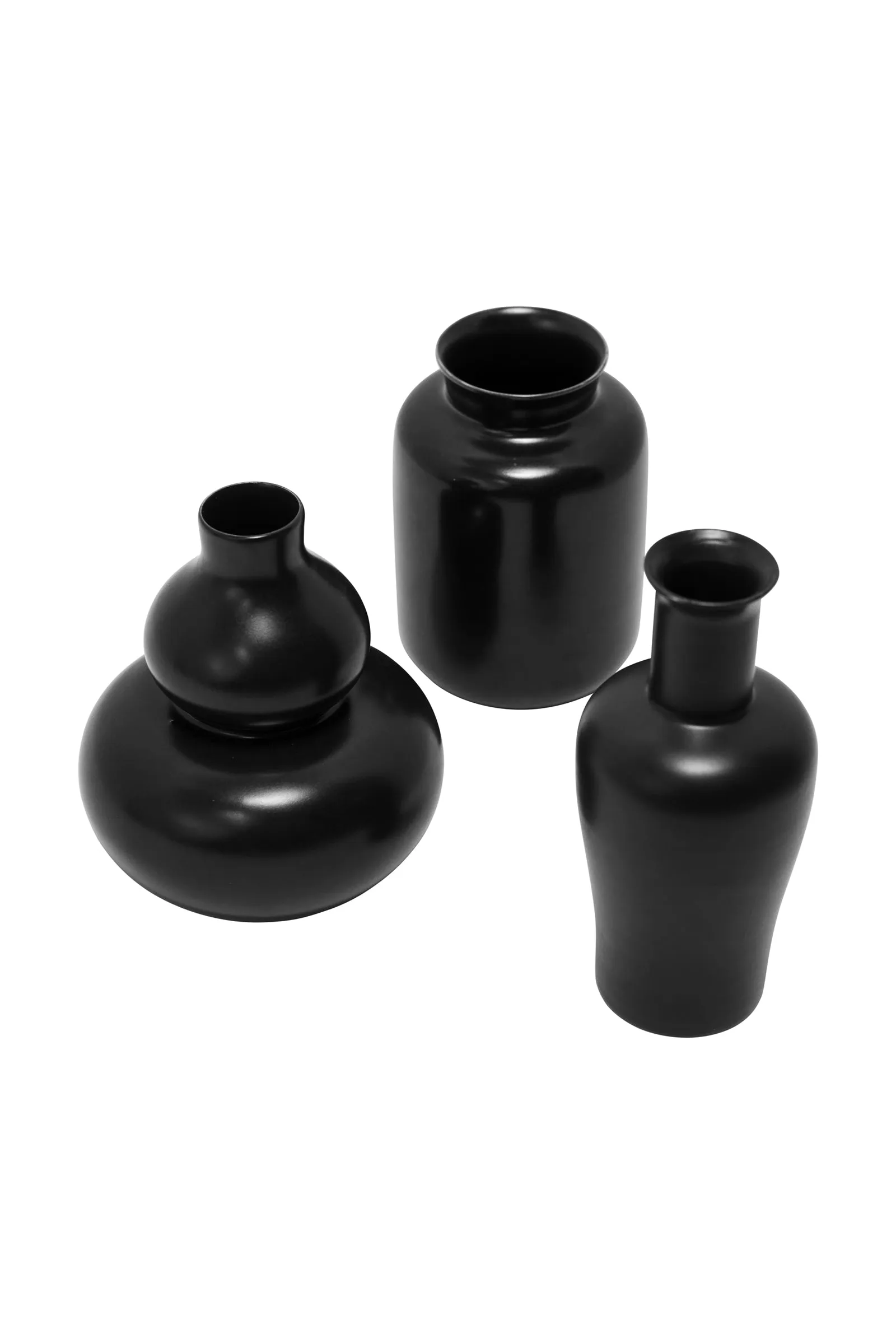 Double Gourd Mini Bud Vase, Black
