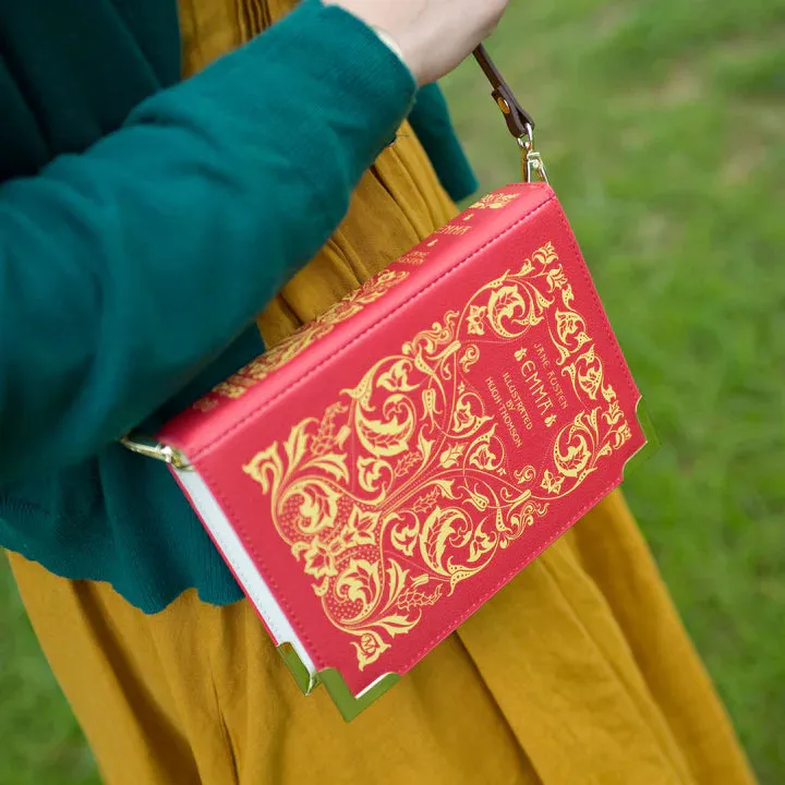 Emma Book Cover Crossbody Bag