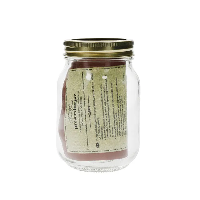 Home Made Glass 500g Preserving Jar