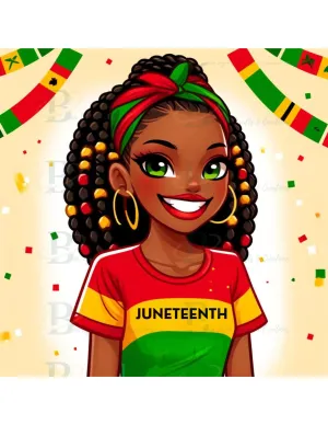 Juneteenth Cartoon Art