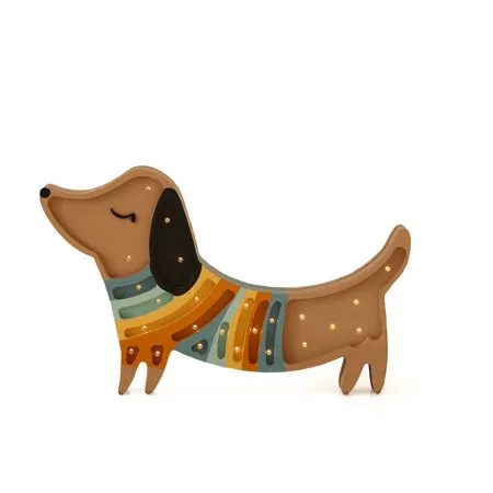 Puppy Lamp Brown