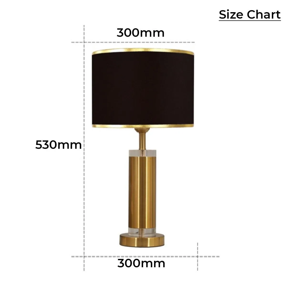 ROBERT LUXURY METAL AND CRYSTAL DESIGNER TABLE LAMP BEDSIDE LAMP