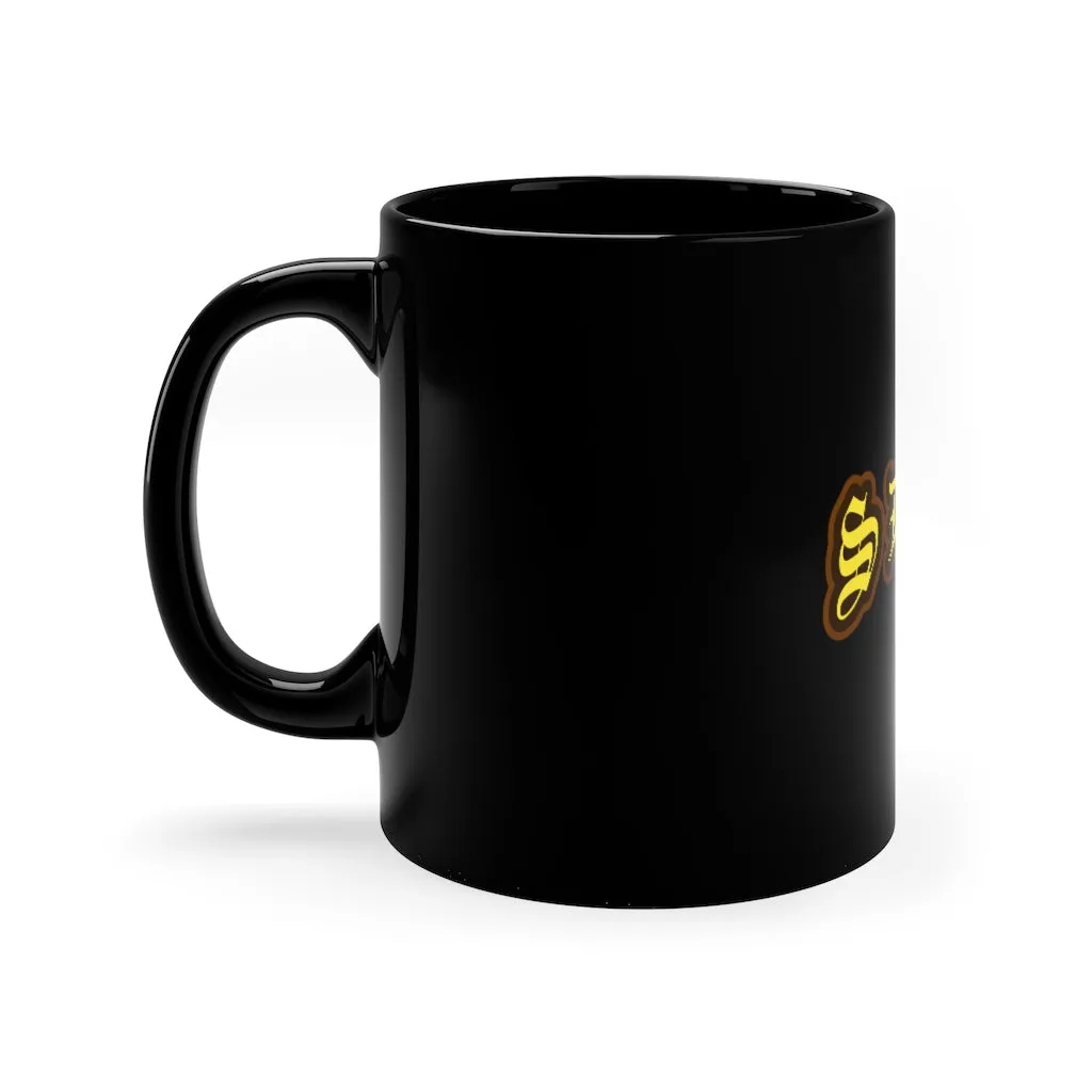 SDOG Black Coffee Mug, 11oz