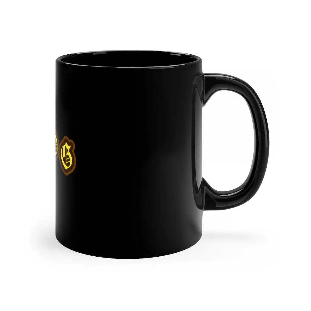 SDOG Black Coffee Mug, 11oz