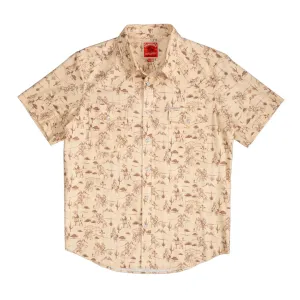 Serape Pearl Snap Short Sleeve Shirt - Amarillo - Desert Rodeo Print