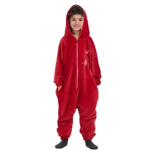 Snuggs Kids Blanket Onesie Christmas Red