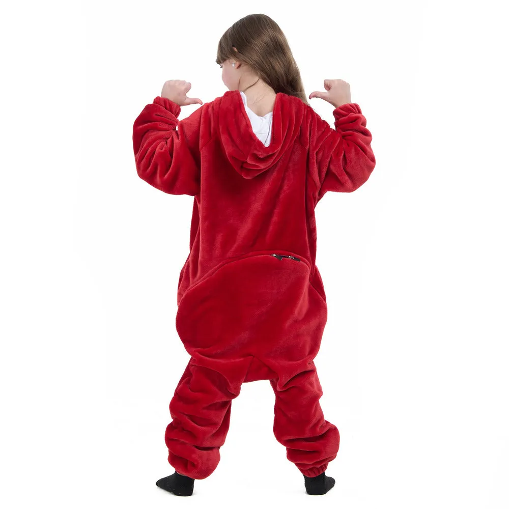 Snuggs Kids Blanket Onesie Christmas Red