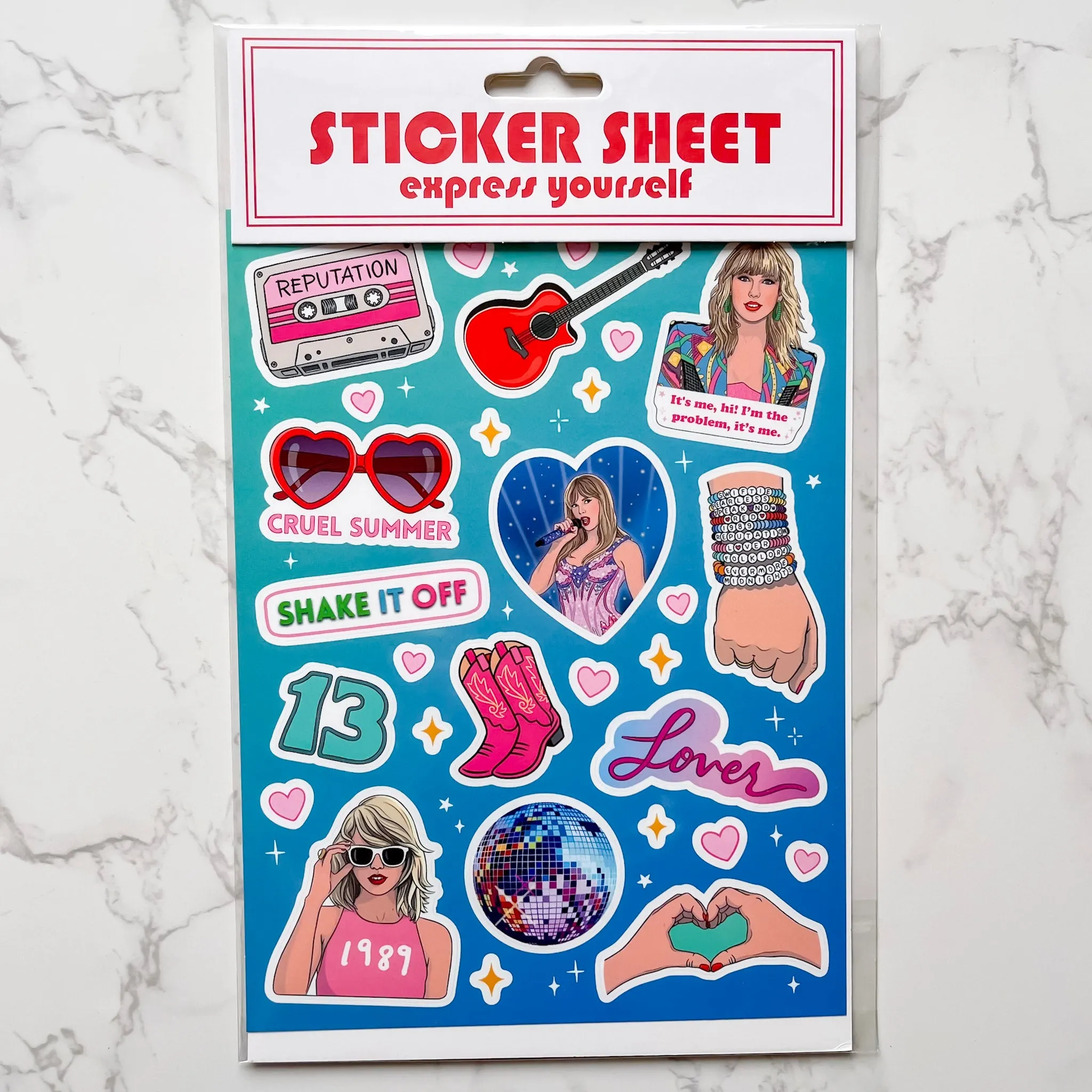 Sticker Sheet - Swiftie