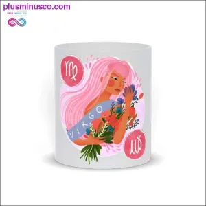 Virgo Pink Hair Woman Mugs