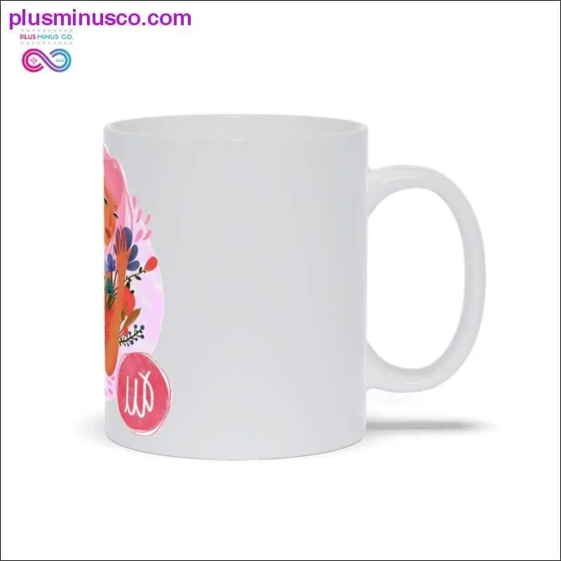 Virgo Pink Hair Woman Mugs