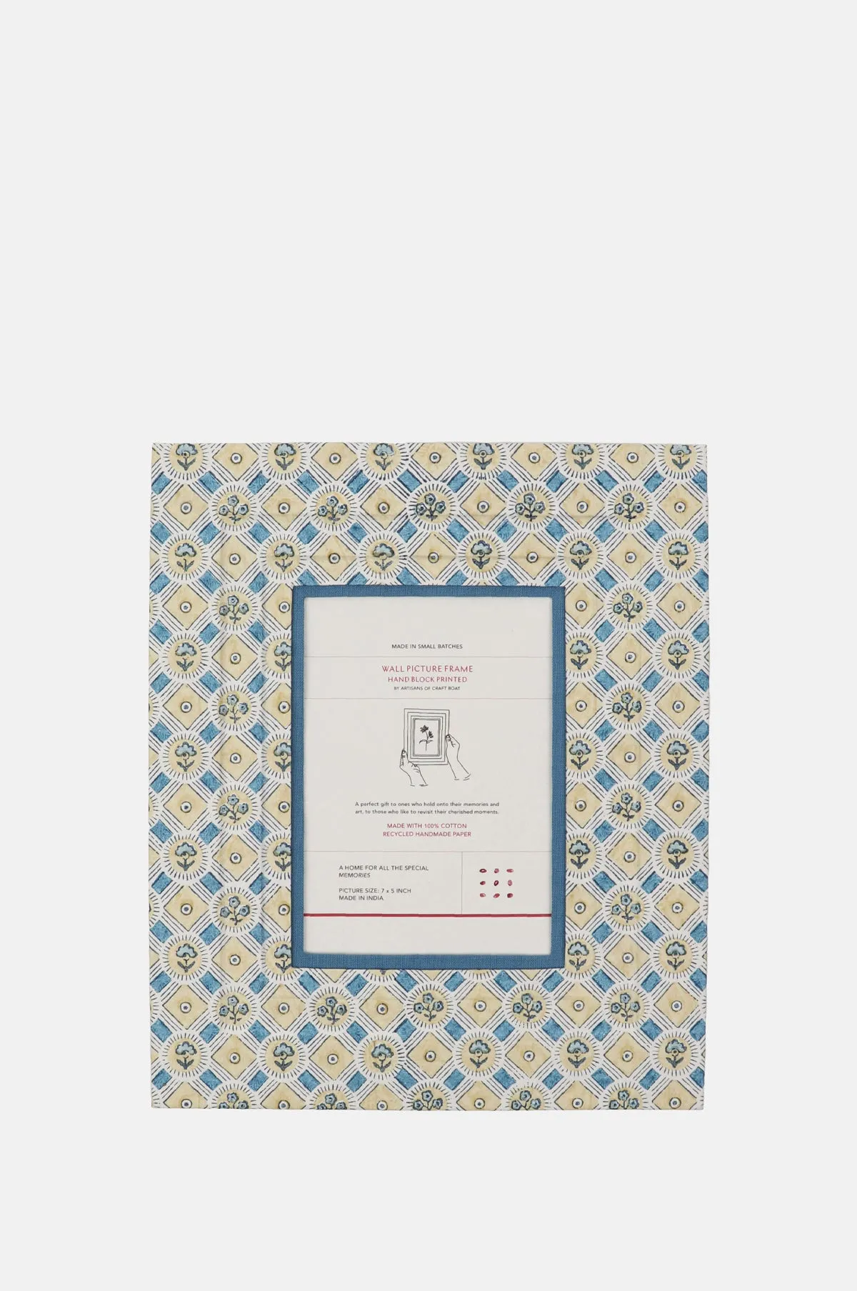 Wall Picture Frame Spring Bloom Blue